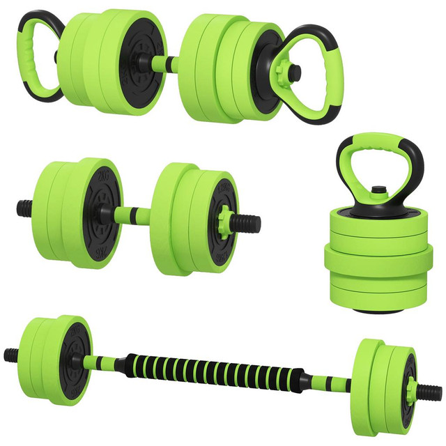 Dumbbell Set 37.4" x 7.9" x 7.9" Green in Exercise Equipment - Image 2
