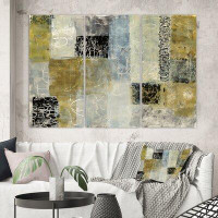 East Urban Home 'Multicolor Twin City' Wrapped Canvas Painting Print
