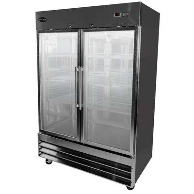 SABA Two Glass Door 47 cu. ft. Reach-in Refrigerator in Refrigerators