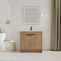 Hokku Designs Kalgan 35" Single Bathroom Vanity Set