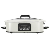 HOMECOOKIN HOMECOOKIN 4 Quart Casserole Programmable Slow Cooker with Oven Safe Ceramic Baking Dish