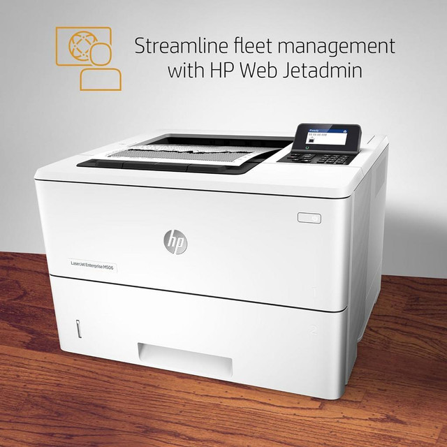 Imprimante  / Printer HP LaserJet Enterprise M506dn Printer monochrome - Duplex in Printers, Scanners & Fax in Québec - Image 2