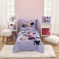 Disney Disney Minnie Mouse I am Awesome 4 Piece Toddler Bed Set