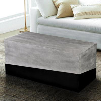 Wrought Studio Handcrafted Acacia Wood Coffee Table