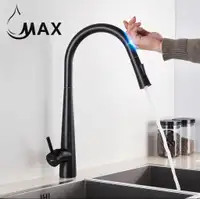 Smart Touch Kitchen Faucet Pull-Out 18 Matte Black Finish