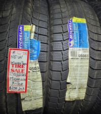 P 235/65/ R16 Michelin X-Ice Winter M/S*  NEW WINTER Tires 100% TREAD LEFT  $250 for THE 2 (both) TIRES / 2 TIRES ONLY !