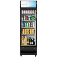 COTLIN COTLIN 9.0 Cu Ft LED Upright Display Beverage Cooler Commercial Merchandiser Refrigerator