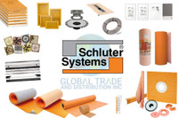 Schluter Systems Wholesale Contractor Prices- Ditra Heat XL Ditra and Kerdi Membrane Thermostat Cable Shower Niche Board