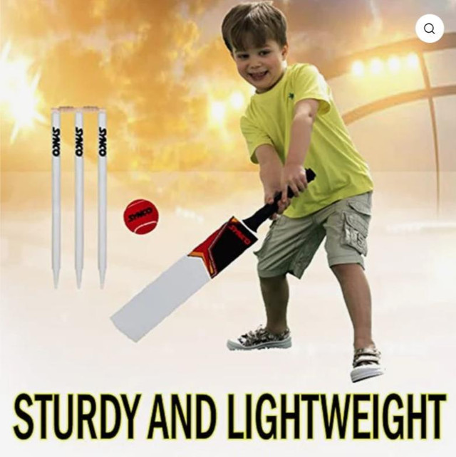 Cricket Juniors Wooden Set Synco Brand - New $69.00 in Other in Toronto (GTA) - Image 3