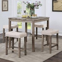 August Grove Annela 4 - Person Counter Height Dining Set