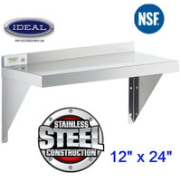 Brand new stainless steel wall shelving - brand new - 7 sizes to choose from