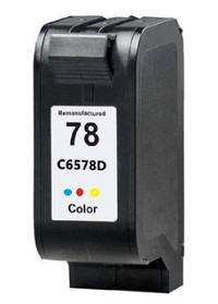 Compatible with HP No. 78 (C6578D) Color Remanufactured Premium Ink Cartridge