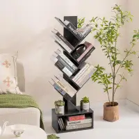 Latitude Run® 6-Tier Tree Retro Floor Standing Bookcase