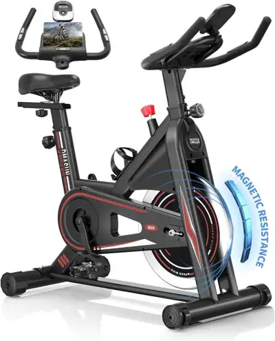 FLASH SALE TODAY! DMASUN Magnetic Resistance Exercise Bike - Pro Indoor Cycling, FREE Quick Delivery