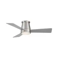 WAC Limited Fans 44" Hug 3 - Blade LED Smart Flush Mount Ceiling Fan with Remote Control and Light Kit Included
