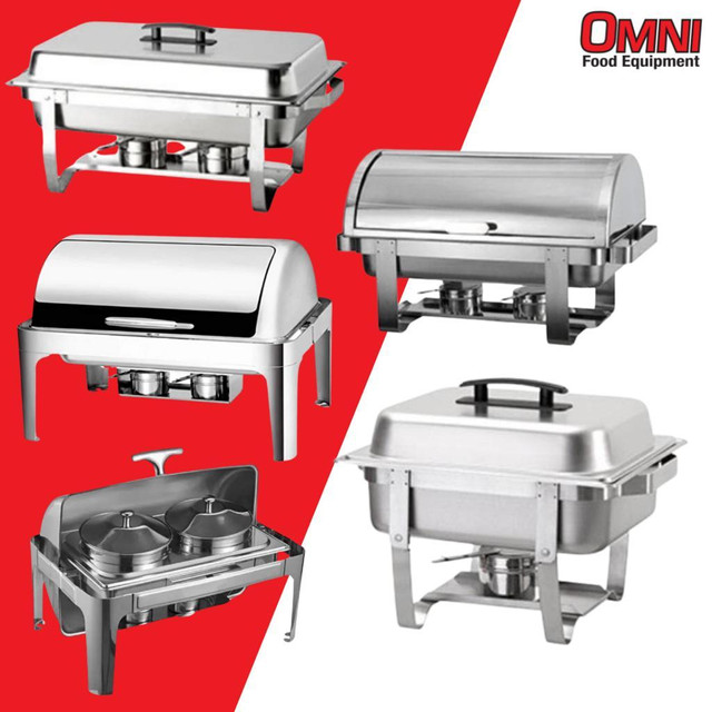 BRAND NEW Full Size Chafing Dishes - Display and Warming Equipment (Open Ad For More Details) in Other Business & Industrial in City of Toronto
