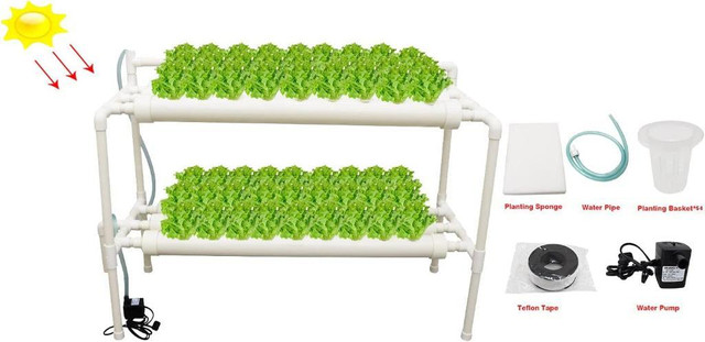 Hydroponic Site Grow Kit Garden Vegetable Planting System Kit (6-pipe 2-layer) 141098 in Other Business & Industrial in Toronto (GTA) - Image 2