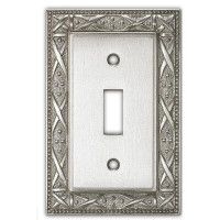 Made in Canada - ClaireDeco Bulgari 1-Gang Toggle Light Switch Wall Plate