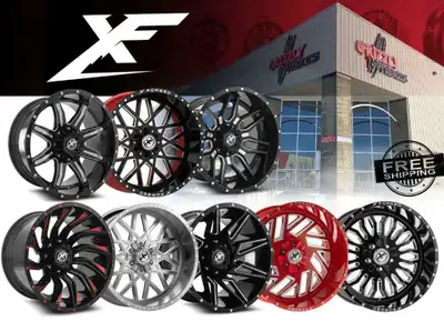 XF Off-road and XF FLOW Wheels ***FREE SHIPPING** ALL SIZES AVAILABLE - Ford Chevy GMC Dodge Ram Jeep Toyota Nissan!