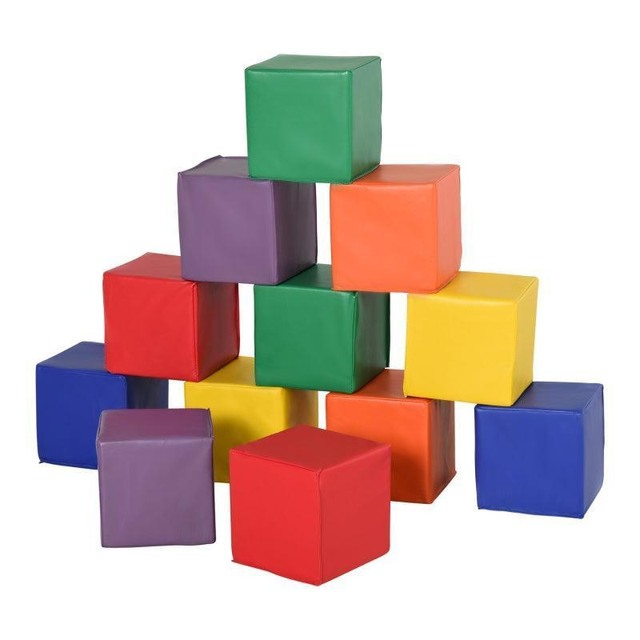 12 PIECE FOAM BLOCKS, SOFT PLAY EQUIPMENT FOR KIDS, CLIMBING TOYS FOR TODDLERS in Toys & Games - Image 3