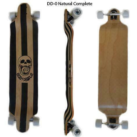 Easy People Longboard Drop Down / Lowrider Series Natural Complete + Grip Tape in Skateboard - Image 2