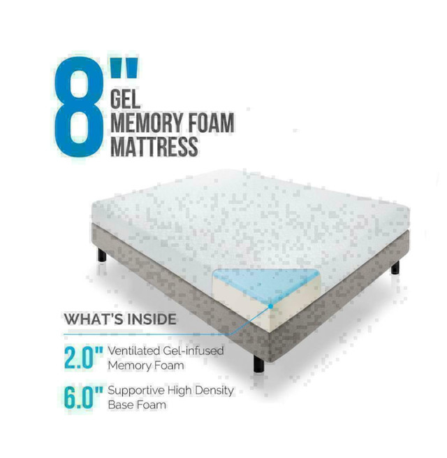 Incredible Memory Foam Double Mattress - Only 10 Left! in Beds & Mattresses in Calgary - Image 2