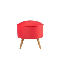 East Urban Home Brewer 45Cm Round Footstool Ottoman