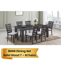 Lowest Price Wooden Dining Set !!
