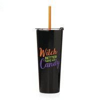 Cambridge Silversmiths Cambridge Silversmiths 24oz. Insulated Stainless Steel Travel Tumbler Straw