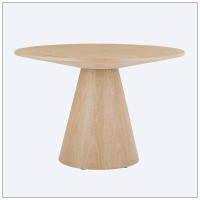 Latitude Run® 47.24'' Round Modern Style MDF Wood Dining Table