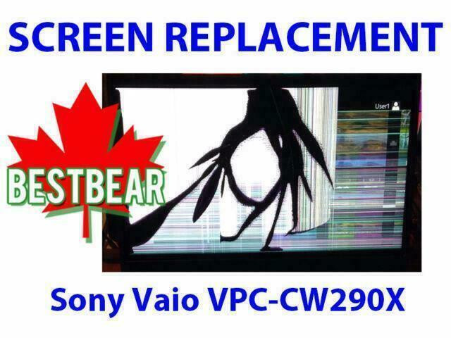 Screen Replacment for Sony Vaio VPC-CW290X Series Laptop in System Components in Markham / York Region
