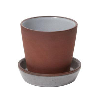 Ebern Designs Heri Cooper Ceramic Pot Planter