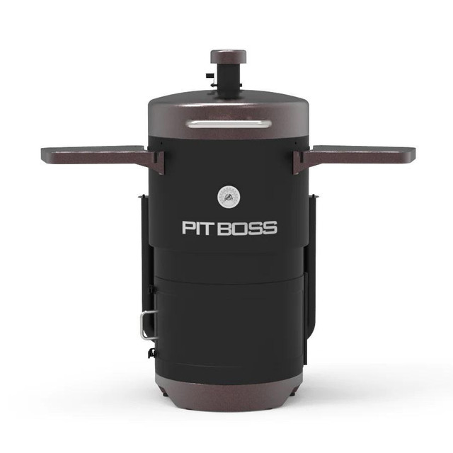 Pit Boss® Vertical Barrel Charcoal/Pellet Smoker Mahogany PBV24CB in BBQs & Outdoor Cooking - Image 3