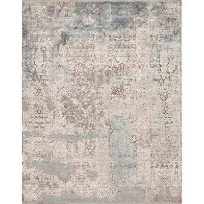 Samad Rugs Santorini Abstract Cream/Grey/Blue Area Rug in Rugs, Carpets & Runners