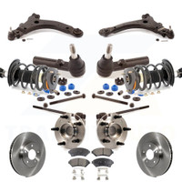 Front Rotor Brake Pad Bearing Suspension Kit (15Pc) For 2003 Chevrolet Monte Carlo Non-ABS KM-100017