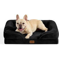 Rubbermaid Orthopedic Dog Bed For Medium Dogs - Supportive Foam Sofa/Pet Couch Bed With Removable Washable Cover, Waterp