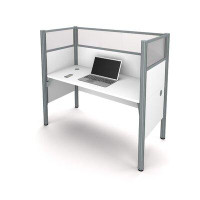 Bestar Pro-Biz Simple Workstation with 6 Privacy Panels Benching Desk