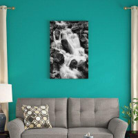 East Urban Home 'Trailside Waterfall I' Photographic Print on Wrapped Canvas