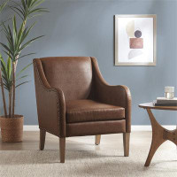 Wildon Home® Upgrade Your Space With Our Stylish Faux Leather Accent Chair