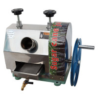.150kg/h Manual Sugarcane Juicer 3 Rollers Gear Juicer Press Squeezer 134120