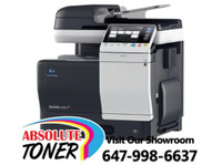 Konica Minolta BizHub C3350 Color Multifunction Laser Printer Copier Scanner With LCD Touch Screen For Business