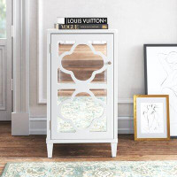 Willa Arlo™ Interiors Wealdstone 1 - Door Mirrored Accent Cabinet