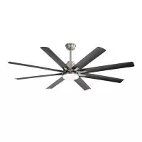 Latitude Run® Nafni 66 Ceiling Fan with Smart Remote Control 6 Speed Reversible Noiseless DC Motor