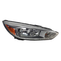 Head Lamp Passenger Side Ford Focus 2015-2018 Aluminum Bezel Without Drl Without Led Sedan/ Hatchback High Quality , FO2