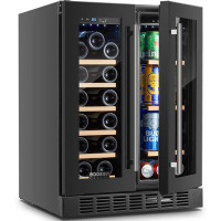 BODEGA BODEGA 41 Cans (12 oz.) 9.57 Cubic Feet Beverage Refrigerator with Wine Storage