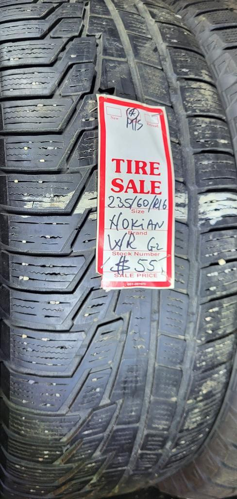 P 235/60/ R16 Nokian WR G2 M/S*  Used ALL WEATHER Tires 50% TREAD LEFT  $55 for THE TIRE / 1 TIRE ONLY !! in Tires & Rims in Edmonton Area - Image 2