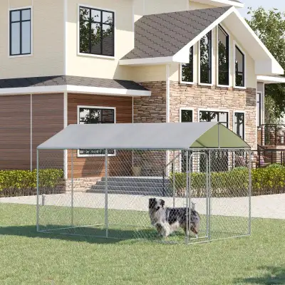 Give your furry friend the ultimate outdoor haven with this spacious and secure large dog kennel, bo...