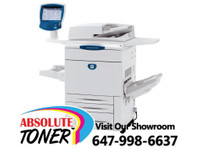 REPOSSESSED High Speed 75PPM Xerox WorkCentre WC 7775 Color Printer Scanner Scan to Email Booklet Maker Finisher