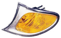 Side Marker Lamp Driver Side Bmw 3 Series Sedan 2002-2005 Amber With Chrome Bezel High Quality , BM2520110