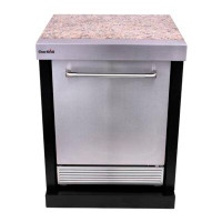 Charbroil Char-Broil Medallion Series 2.7 Cubic Feet Freestanding Mini Fridge Outdoor Kitchen Component